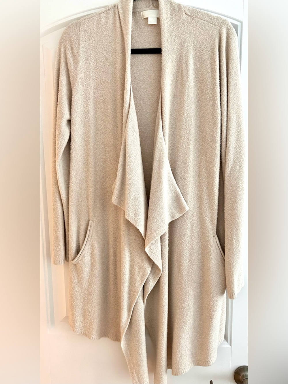 Barefoot Dreams Draped Open-Front Sweater